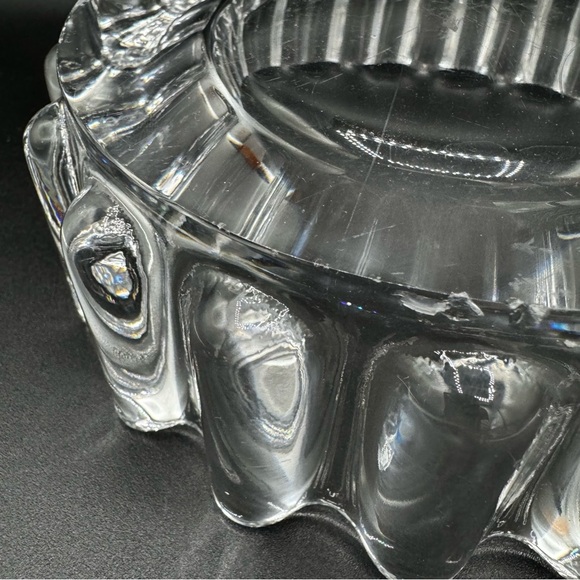 1970s Orrefors Princess Cut Swedish Crystal Glass Dish - Picture 10 of 17